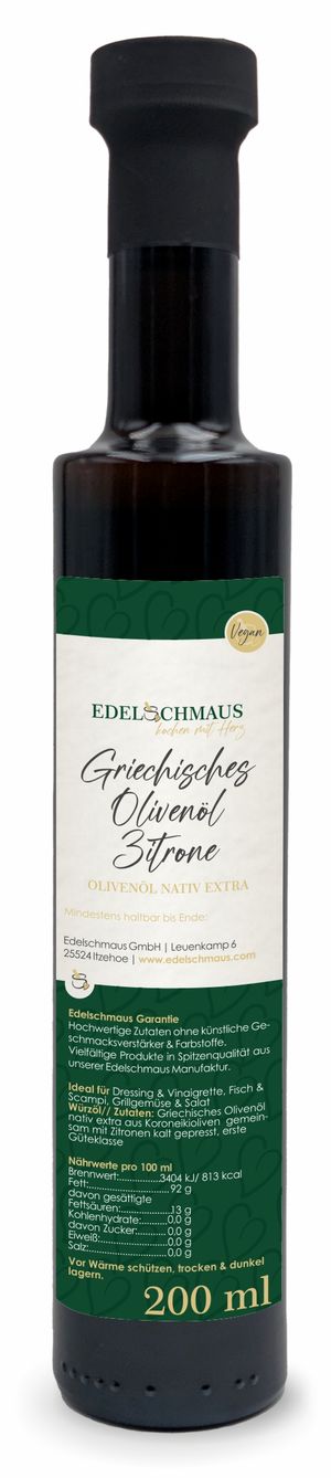 Griechisches Olivenöl Zitrone